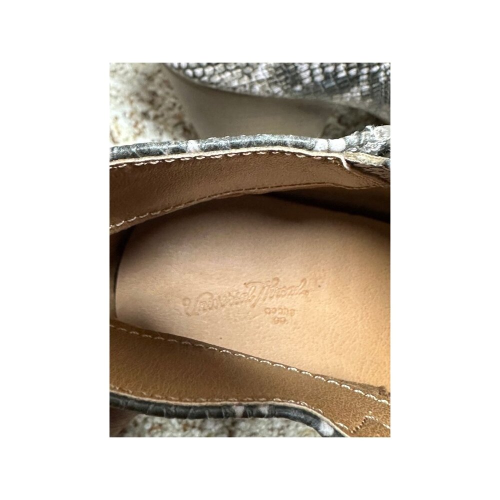 Universal Thread Snake Print Chunky Heel Ankle Bo… - image 7